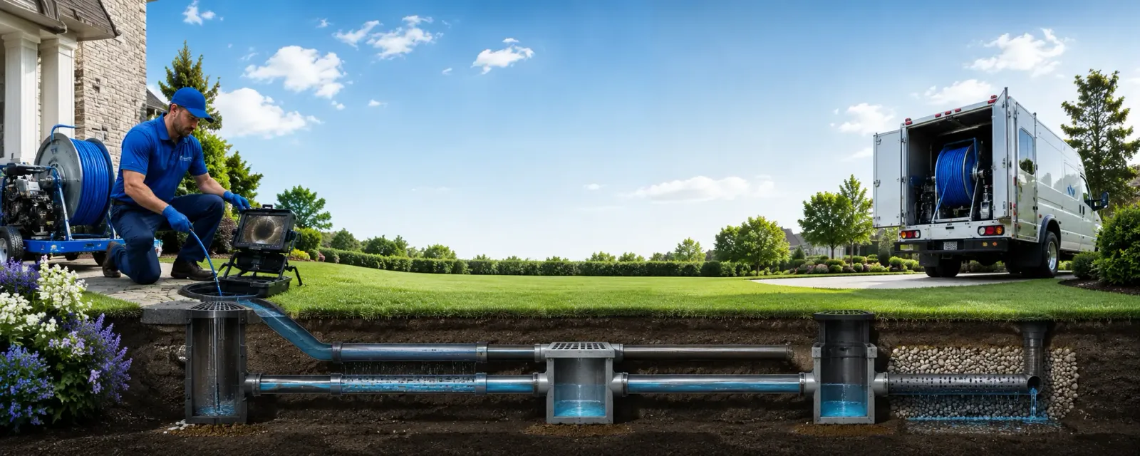 Outdoor drain cleaning information for Ancona, IL